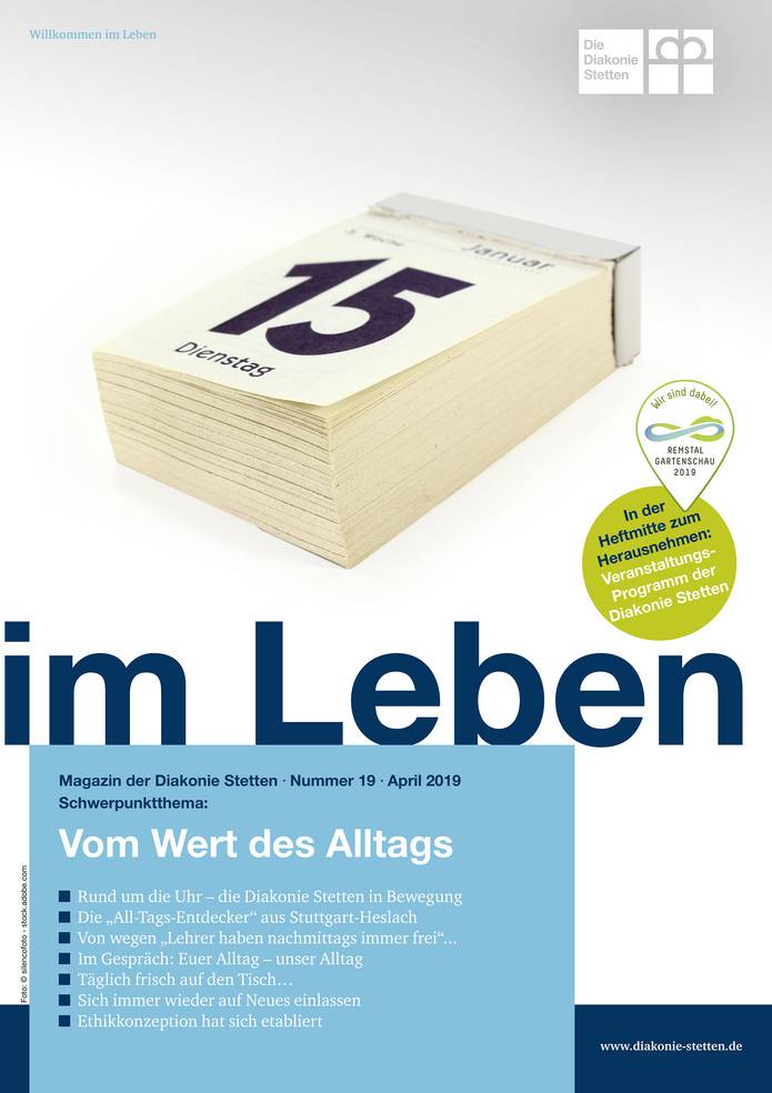 Zum Download: Magazin "Im Leben" Ausgabe 19 