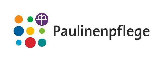Hier steht das Logo von der Paulinenpflege.