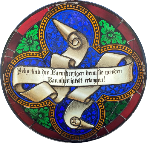 Rundfenster des ehemaligen Schlosskapellenfenster, 1868
