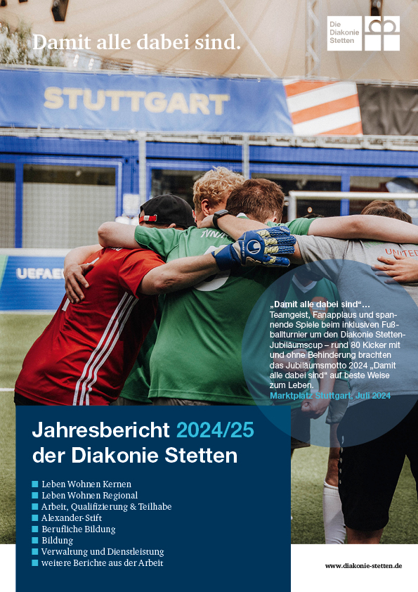 Titelseite Jahresbericht 2024/2025 – Jahresbericht zum Download (4 MB)