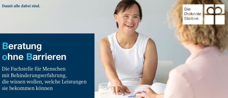 Beratungssituation bei der Fachstelle „Beratung ohne Barrieren“ (BOB)
